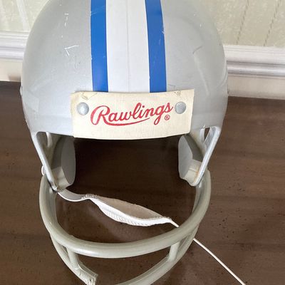 Sale Photo Thumbnail #100: Vintage Rawlings Detroit Lions Football Helmet