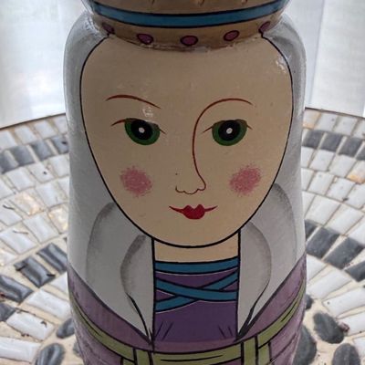 Sale Photo Thumbnail #115: Esther Matryoshka Doll / Megillah Case