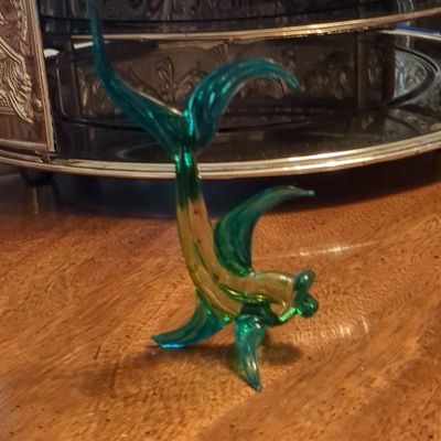 Murano Art Glass Dolphin Figurine