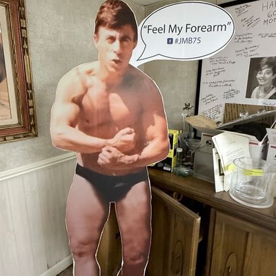 Sale Photo Thumbnail #199: Custom Life-Size Bodybuilder Standee