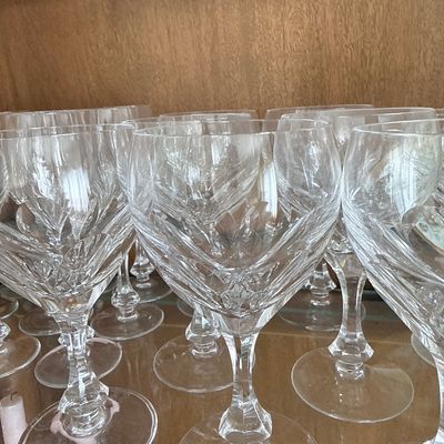 Sale Photo Thumbnail #56: Waterford Crystal Lismore Pattern Goblets
