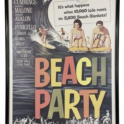 Sale Photo Thumbnail #39: Original 1963 Beach Party Movie Poster