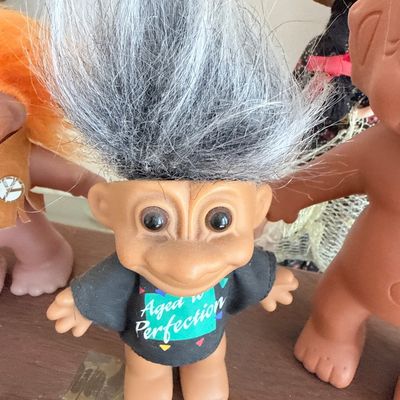 Sale Photo Thumbnail #206: Vintage Russ Berrie Troll Doll - Aged to Perfection