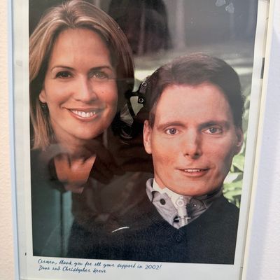 Sale Photo Thumbnail #38: Signed Photograph of Dana and Christopher Reeve