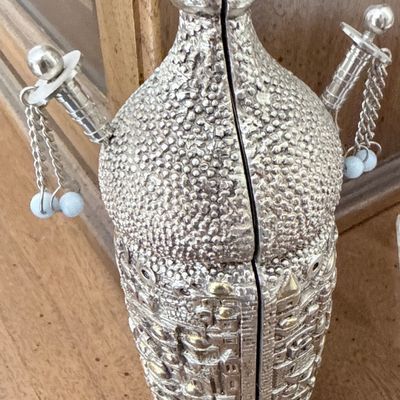 Sale Photo Thumbnail #90: Jerusalem-Style Silver-Plated Havdalah Spice Tower