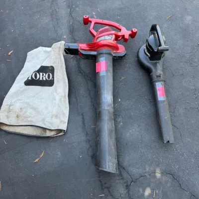 Two Toro Electric Blow Vacs w Bag