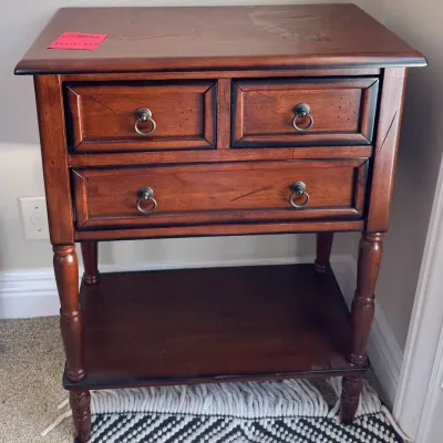  3-Drawer Hall Table with Shelf 24x13x30.5