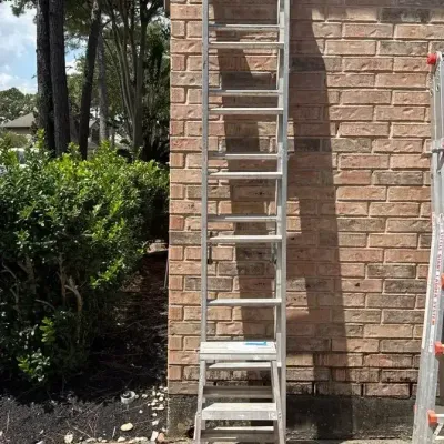 Extension Ladder And Step Stool