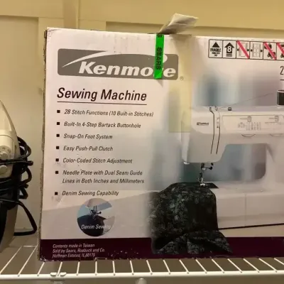 Kenmore Sewing Machine And Black And Decker Iron