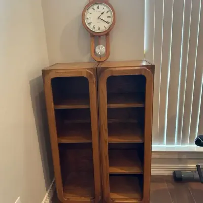 Modular 2 Peice Wood Shelving 