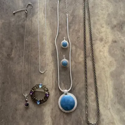 Silver Tone Jewelry 