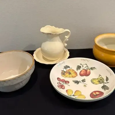 Antique And Williams Sonoma Bowls