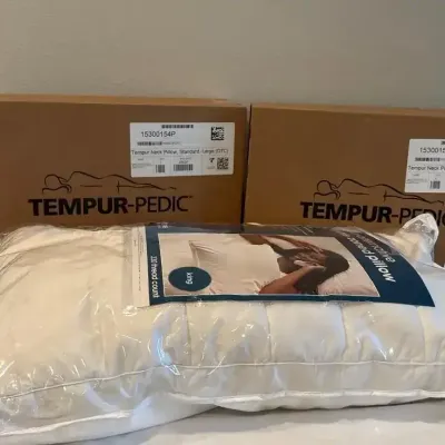 Temper-Pedic Neck Pillows And Down Pillow 