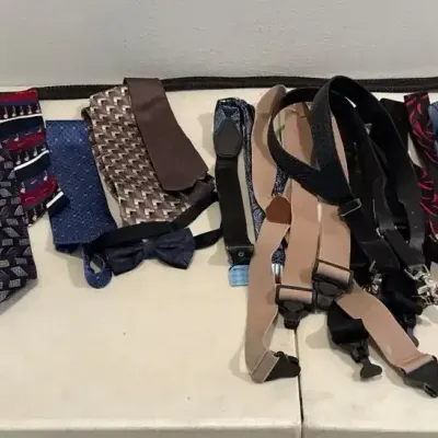 Men’s Ties And Suspenders 