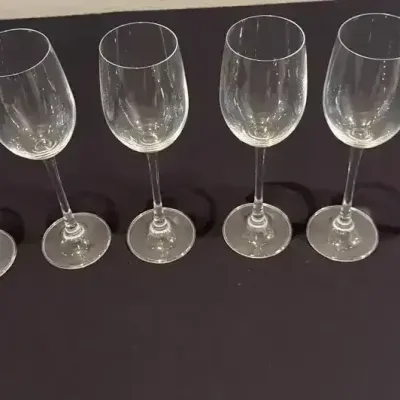 Six Wine Glasses