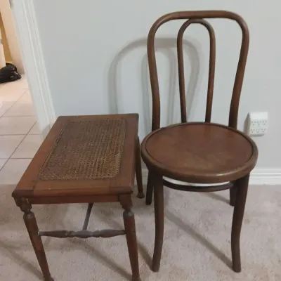 Vintage Chair & Side Table