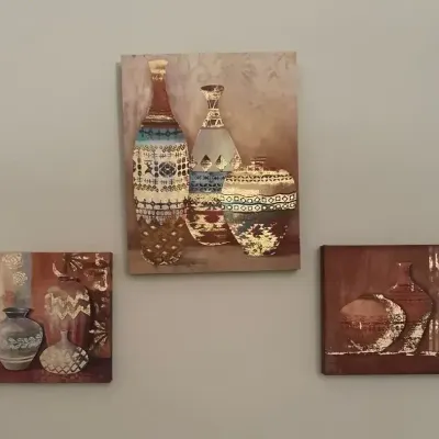 Set Of Three Canvas Southwest Art