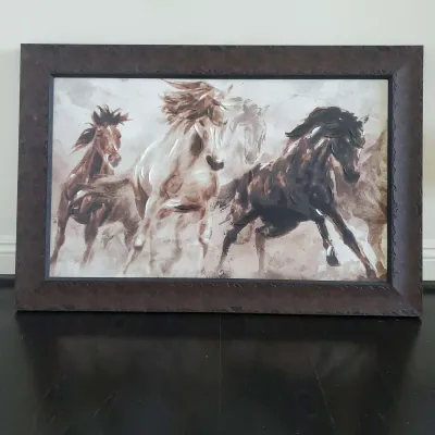 Wild Horses Acrylic on Canvas Wall Art