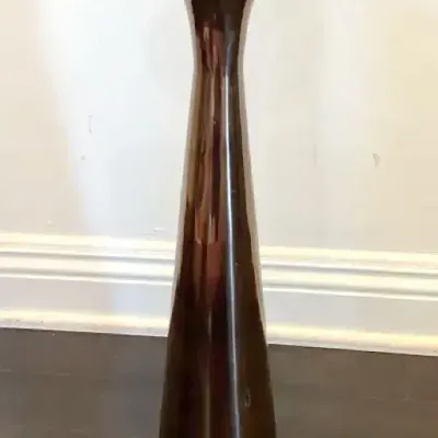 West Elm Coppertone Pedestal with Marble Top