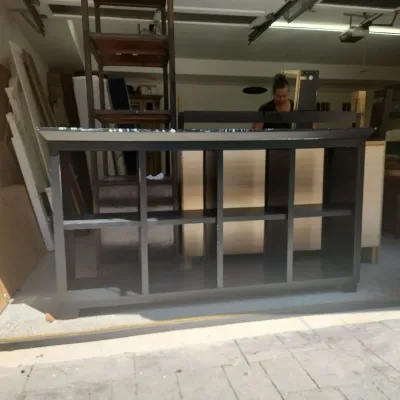 Black 8-Cube Shelf, MDF