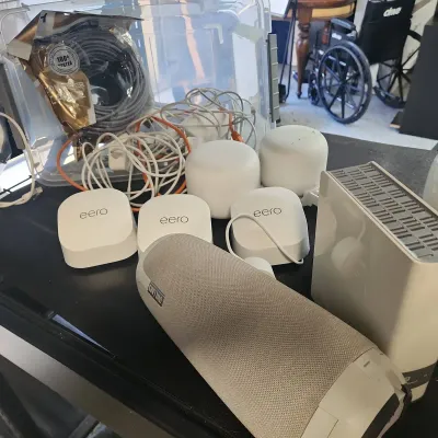Multi-Level House WiFi Extenders and Camera Equipment