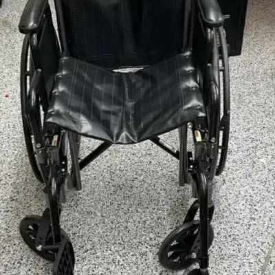 Wheel Chair and Crutches 