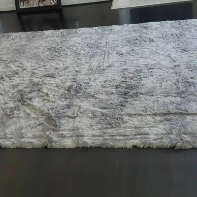 Large Gray Area Rug, Soft and Lightweight  14x10 Ft