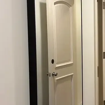 Large Mirror, Black Frame