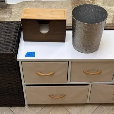 Bathroom Storage and Hamper