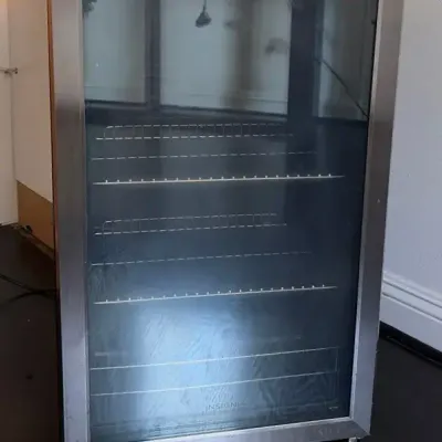 Insignia Glass Door Mini Fridge / Wine Cooler, Tested