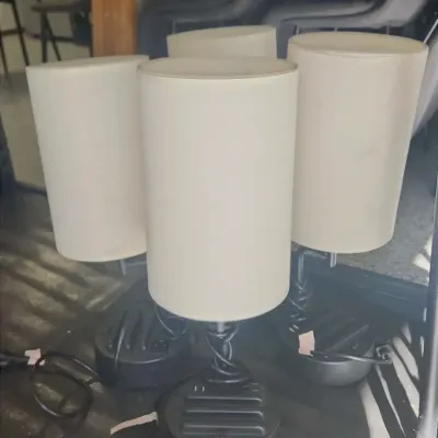 Nightstand Lamps, 4 Pieces 