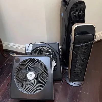 Vornado Fans (2), Dreo Fan/Heater, Honeywell Air Purifier | Tested