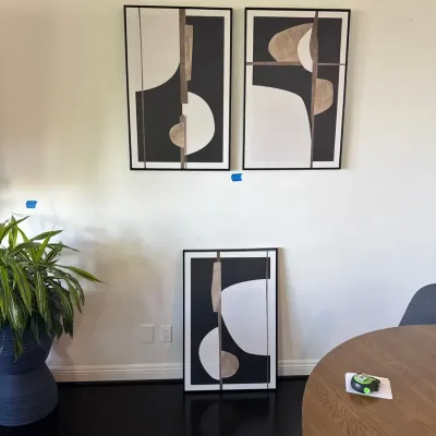 Modern & Abstract Wall Art Prints | Black, White, Gold