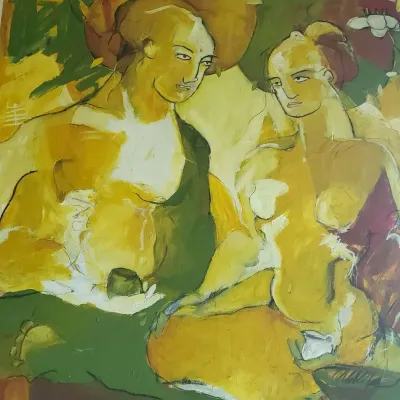 Michael Manning, Impressionist Acrylic on Canvas | Oversized