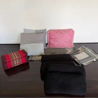 Zen Throw and Floor Cushions 