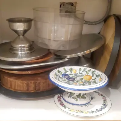 Cake Stands and Lazy Susans