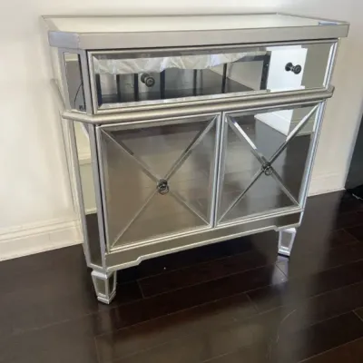 Powell Mirror Paneled Dresser 