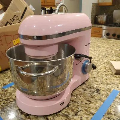 Aucma Counter Top Mixer, Pink