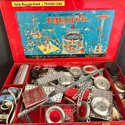 Vintage Gilbert Erector set