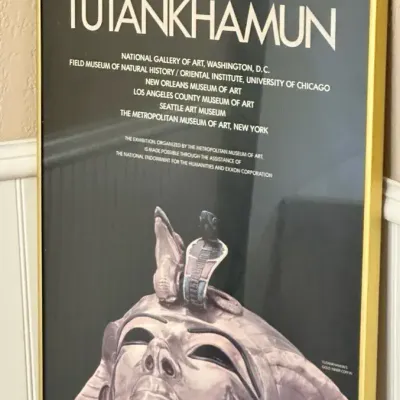 "Treasures of Tutankhamun" Poster 