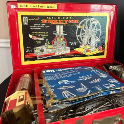 Vintage Gilbert Erector set