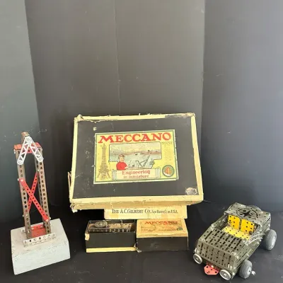 Meccano Erector Kit And Assembled Toys 