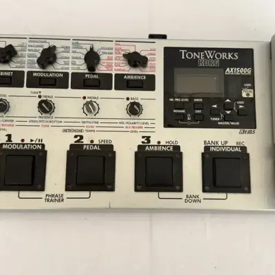 Korg ToneWorks AX1500G Guitar Multi-Effects Processor Pedal  No Power Adapter