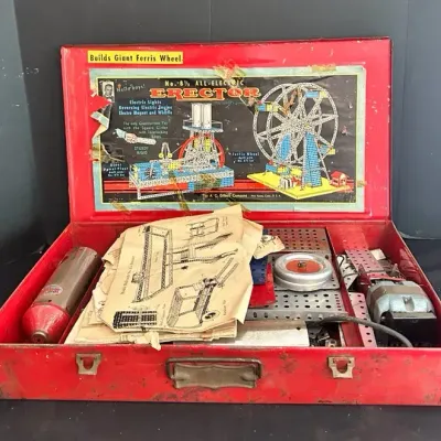 Vintage Gilbert Erector set