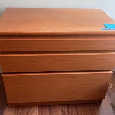 Wood File Drawer with 3 Drawers, 33” x 20” x 30”