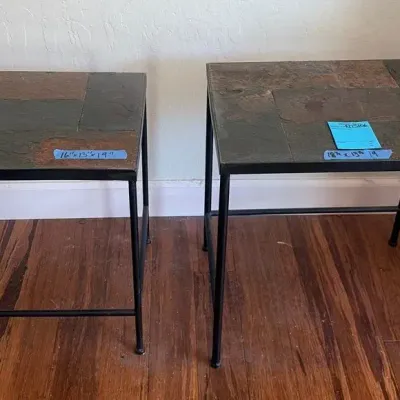 Set of Two Stackable Bedside Tables