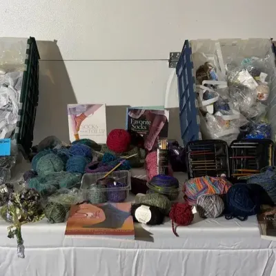 Crochet Tools, Accessories & Yarn Lot 3