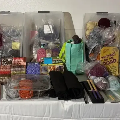 Crochet Tools, Accessories & Yarn Lot 2