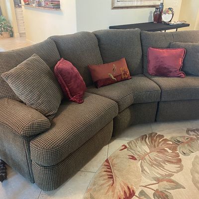 12 Foot Semi circle Couch 