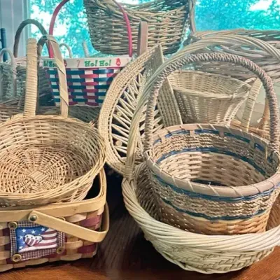 Collection of Wicker Baskets (3 of 3)